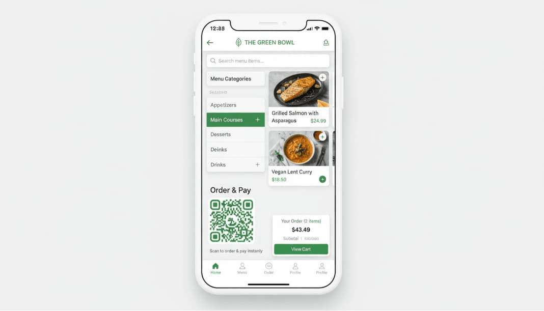 Digital Menu